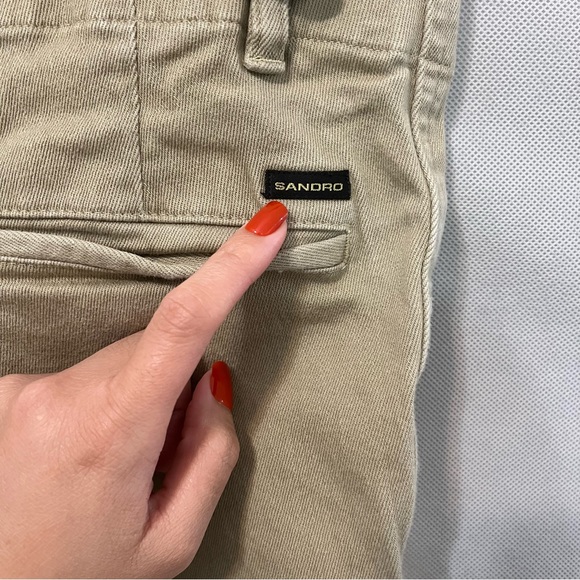 Sandro Khaki Pants - Picture 3 of 5